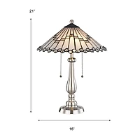 Dale Tiffany Ishmeal Glass Table Lamp