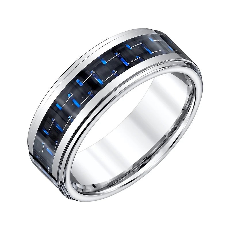 Mens 8MM Tungsten Wedding Band