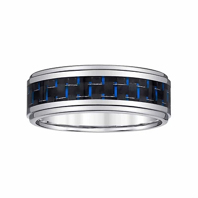 Mens 8MM Tungsten Wedding Band