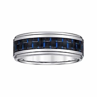 Mens 8MM Tungsten Wedding Band