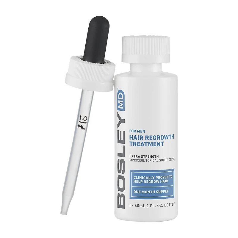 BosleyMD Mens Regrowth Dropper Hair Treatment 2 oz.