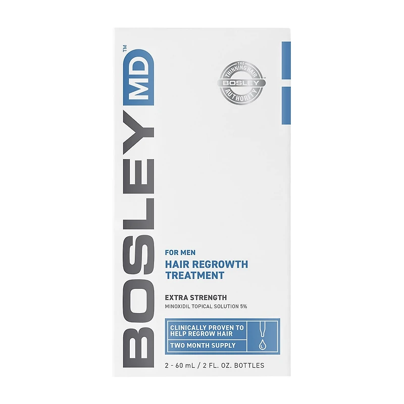 BosleyMD Mens Regrowth Dropper Hair Treatment 2 oz.