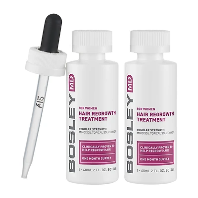 BosleyMD Womens Regrowth Dropper Hair Treatment 2 oz.