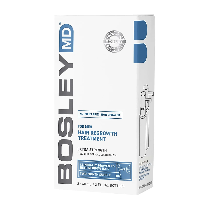 BosleyMD Mens Regrowth Spray Hair Treatment 2 oz.