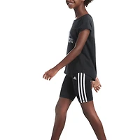 adidas Big Kid Girls Mid Rise Bike Short