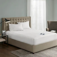 Serta® Waterproof Heated Electric Mattress Pad