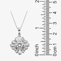 100 Facets by DiamonArt® Cubic Zirconia 2-pc Drop Earrings and Necklace Set
