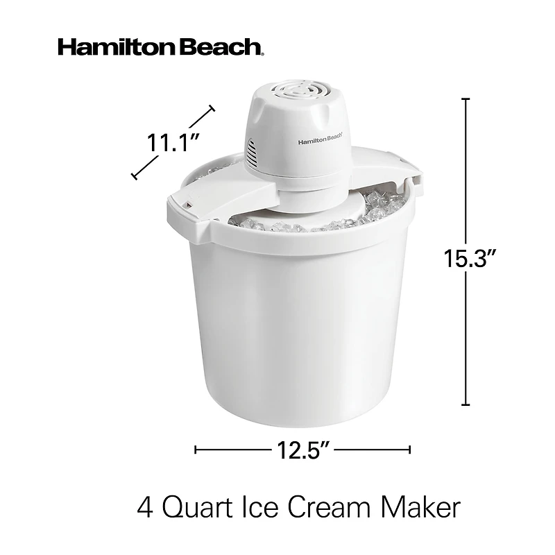 Hamilton Beach® 4-qt. Ice Cream Maker