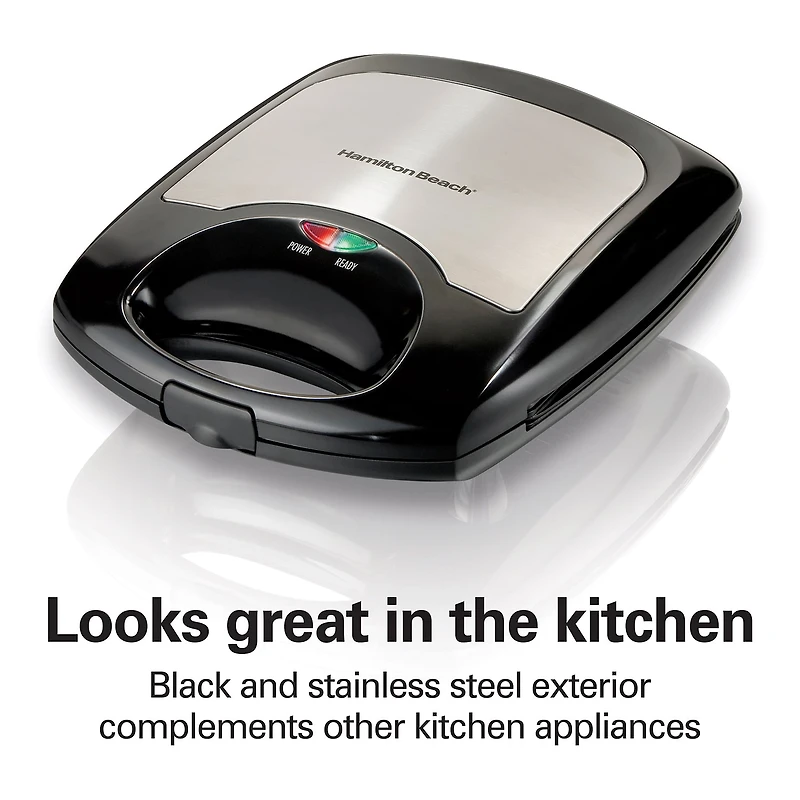 Hamilton Beach® 4-Square Belgian Waffle Maker