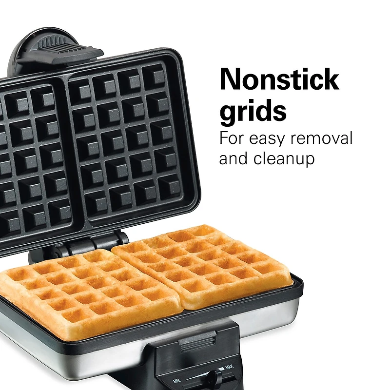 Hamilton Beach® 2-Square Belgian Waffle Maker