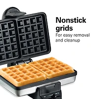 Hamilton Beach® 2-Square Belgian Waffle Maker