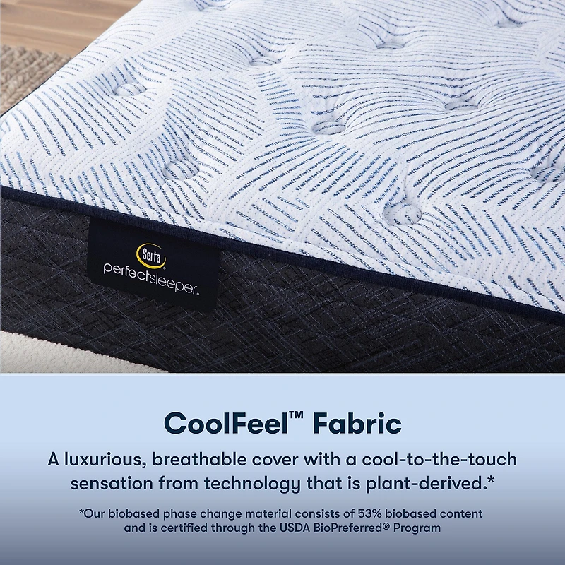 Serta Perfect Sleeper Blue Lagoon Nights 13.5" Plush Tight Top - Mattress Only