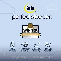Serta Perfect Sleeper Blue Lagoon Nights 14.5" Plush Pillow Top - Mattress Only