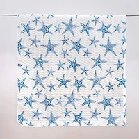 Linery Blue Starfish Reversible Quilt Set