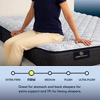 Serta Perfect Sleeper Blue Lagoon Nights 12" Firm Tight Top - Mattress + Box Spring