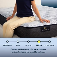 Serta Perfect Sleeper Blue Lagoon Nights 13.5" Plush Tight Top - Mattress + Box Spring
