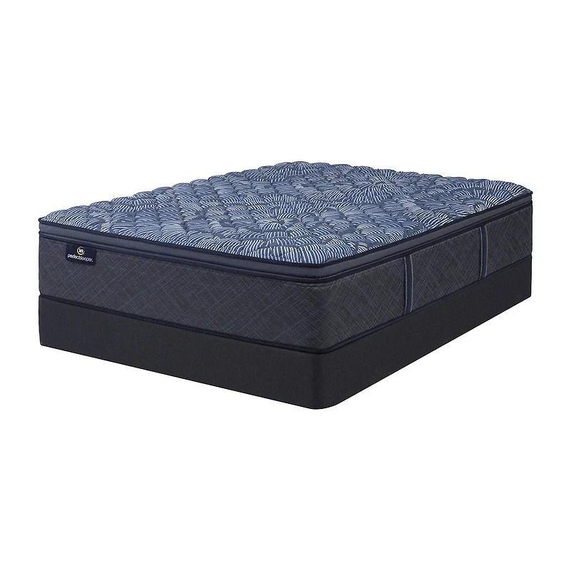 Serta Perfect Sleeper Cobalt Calm Plus 14.5" Firm Pillow Top - Mattress + Box Spring