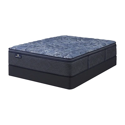 Serta Perfect Sleeper Cobalt Calm Plus 14.5" Medium Pillow Top - Mattress + Box Spring