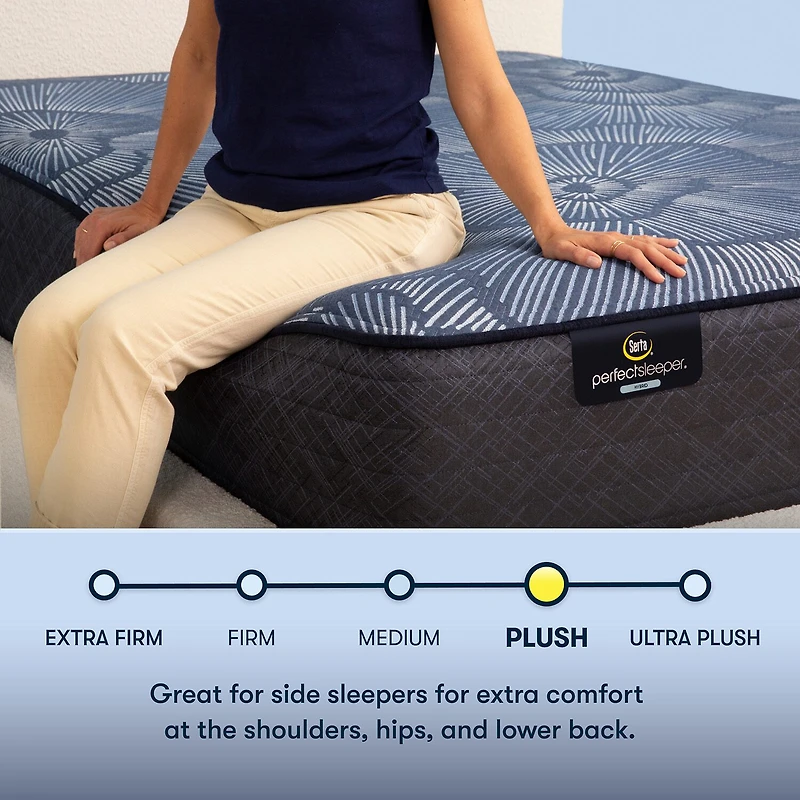 Serta Perfect Sleeper Euphoric Nights 14" Hybrid Plush - Mattress + Box Spring