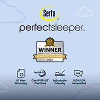 Serta Perfect Sleeper Euphoric Nights 14" Hybrid Firm Mattress + Box Spring