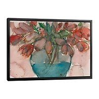 Lumaprints Elegance Bouquet Framed Canvas Art