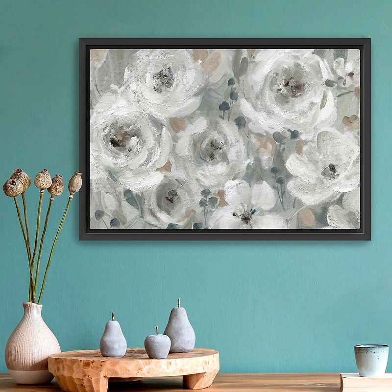 Lumaprints Neutral Symphony Framed Canvas Art