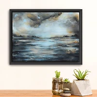 Lumaprints Light And Clouds Framed Canvas Art