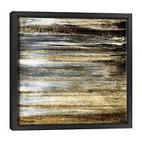 Lumaprints Brushed Gold Framed Canvas Art