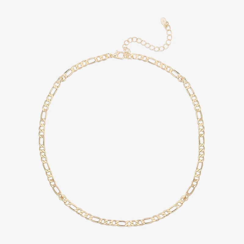 Bijoux Bar Delicates Gold Tone Womens 16 Inch Link Chain Necklace