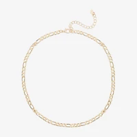 Bijoux Bar Delicates Gold Tone Womens 16 Inch Link Chain Necklace