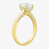 (H-I / Si1-Si2) Womens 1 3/4 CT. T.W. Lab Grown White Diamond 10K Gold Round Solitaire Engagement Ring