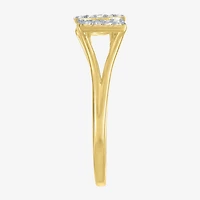 Diamond Addiction (G-H, Si2-I1) "Mom" Womens 1/4 CT. T.W. Lab Grown White 14K Gold Over Silver Sterling Band