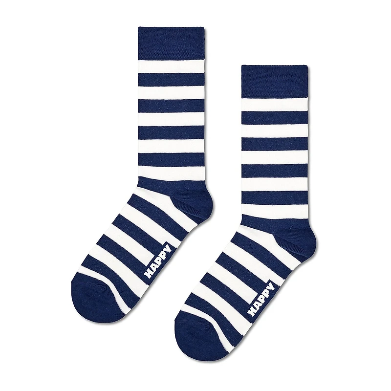 Happy Socks LITE Stripes Mens 1 Pair Crew Socks