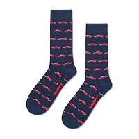 Happy Socks LITE Cars Mens 1 Pair Crew Socks