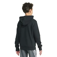 adidas Big Kid Boys Long Sleeve Embroidered Fleece Active Hoodie
