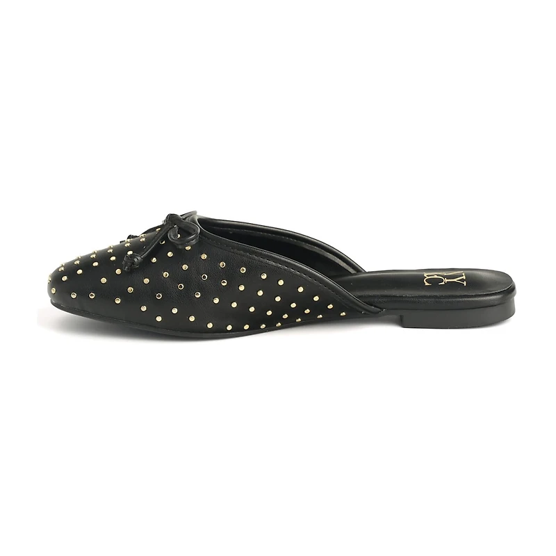 New York & Company Women'S Lia Mule Sandals Womens Square Closed Toe Mules