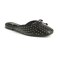 New York & Company Women'S Lia Mule Sandals Womens Square Closed Toe Mules