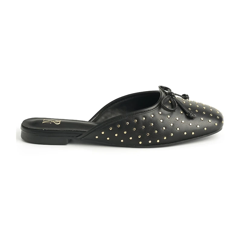 New York & Company Women'S Lia Mule Sandals Womens Square Closed Toe Mules