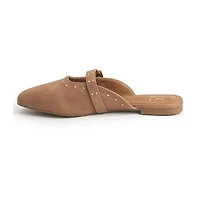 New York & Company Women'S Lyanna Mule Sandals Womens Square Closed Toe Mules