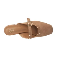 New York & Company Women'S Lyanna Mule Sandals Womens Square Closed Toe Mules