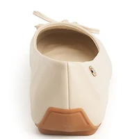 New York & Company Women'S Frankie Ballet Flats Womens Round Closed Toe