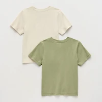 Okie Dokie Toddler & Little Boys Crew Neck Short Sleeve Regular Fit 2-pc. Graphic T-Shirt
