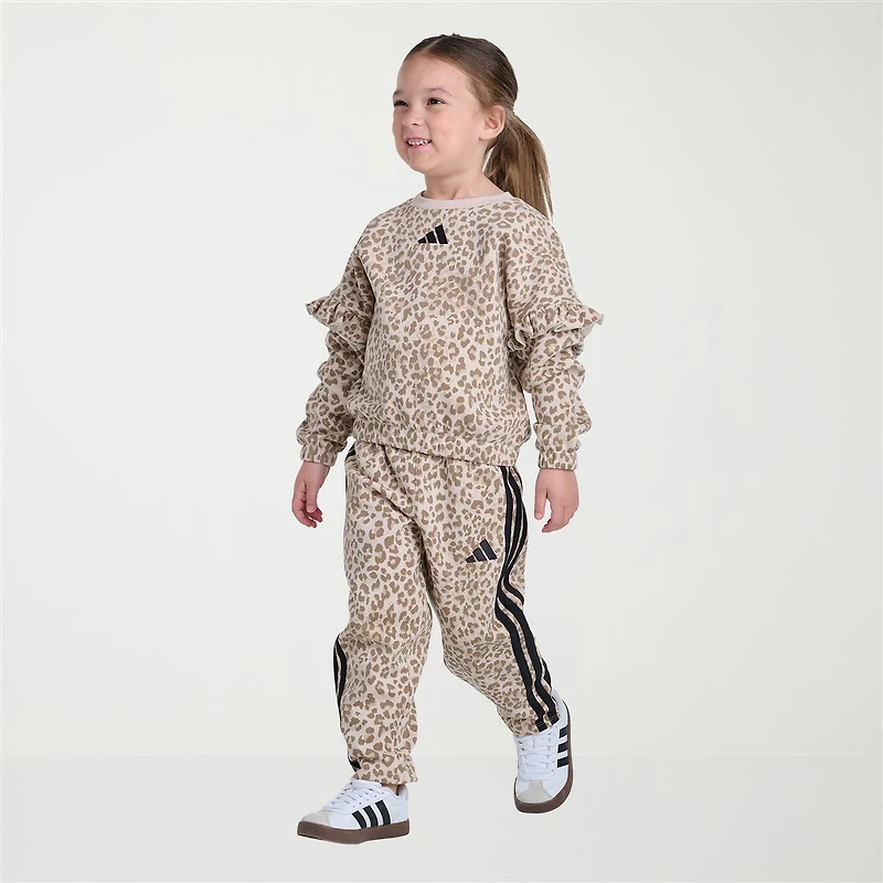 adidas Little Girls 2-pc. Pant Set