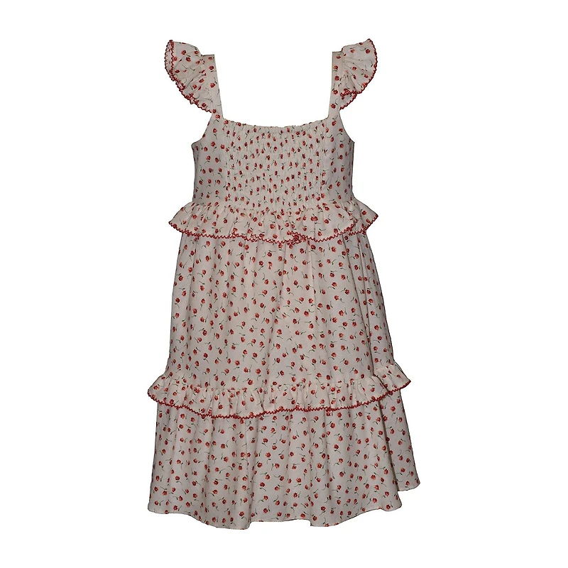 Bonnie Jean Girls Sleeveless Flutter A-Line Dress