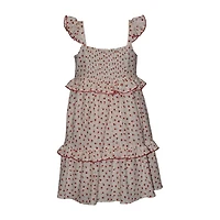 Bonnie Jean Girls Sleeveless Flutter A-Line Dress