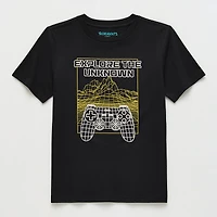 Thereabouts Little & Big Kid Boys Crew Neck Short Sleeve Regular Fit Graphic T-Shirt