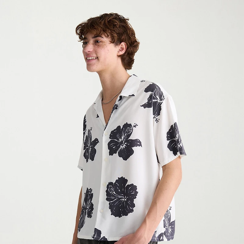 AEROPOSTALE Mens Short Sleeve Regular Fit Button-Down Shirt