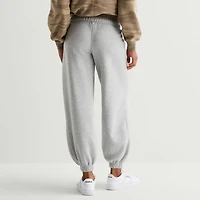 Arizona Womens Juniors Cuffed Fleece Sweatpant