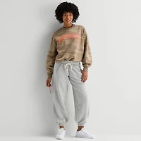 Arizona Womens Juniors Cuffed Fleece Sweatpant