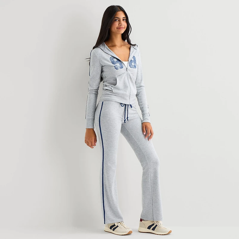 Arizona Womens Juniors Bootcut Sweatpant